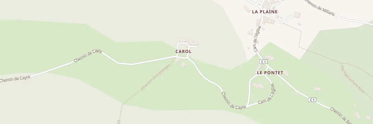 Plan du 109B Le Pech à L’Herm