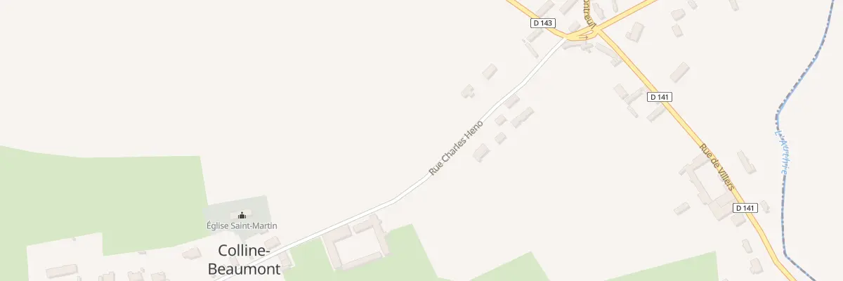 Plan du 222 Rue Charles Héno à Colline-Beaumont