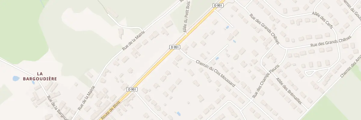 Plan du 19 Rte de Blois à Lailly-en-Val