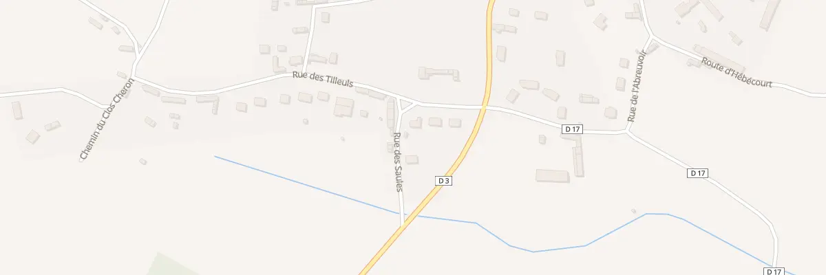Plan du 6 Rue des Tilleuls à Sancourt