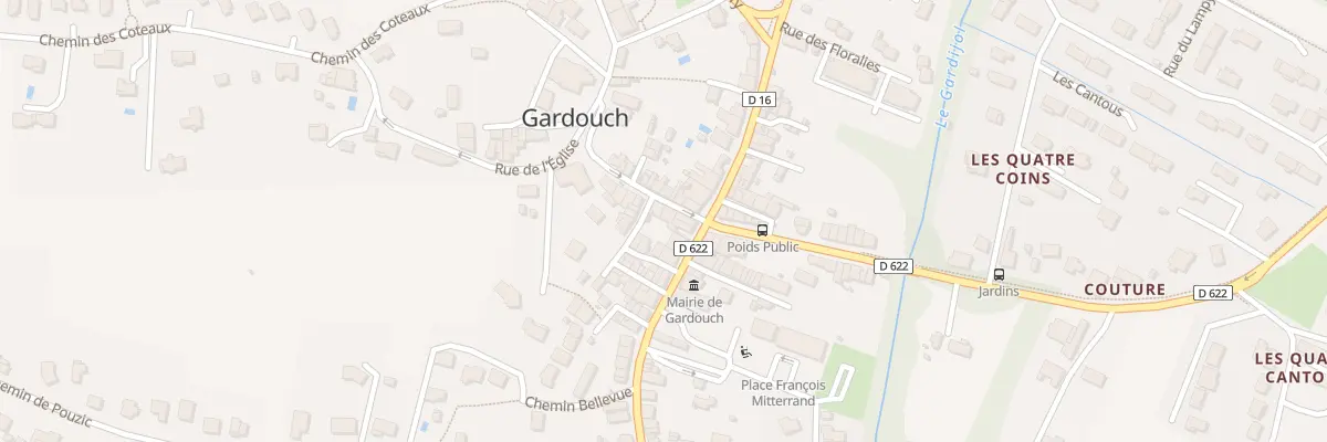 Plan du 3 Rue de la Côte Pavée à Gardouch