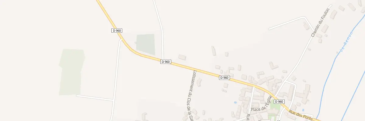 Plan du 10 Rte de Valencay à Buxeuil