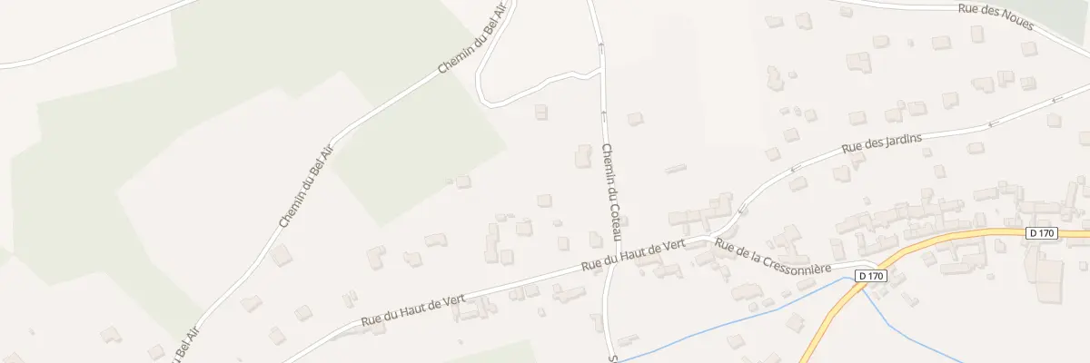 Plan du 14 Rue du Haut de Vert à Vert