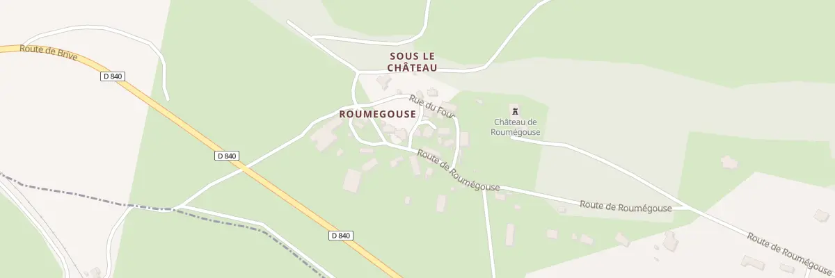 Plan du 5111 Roumegouse à Rignac