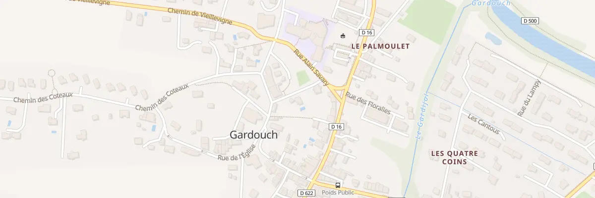Plan du 3 Rue du Presbytère à Gardouch