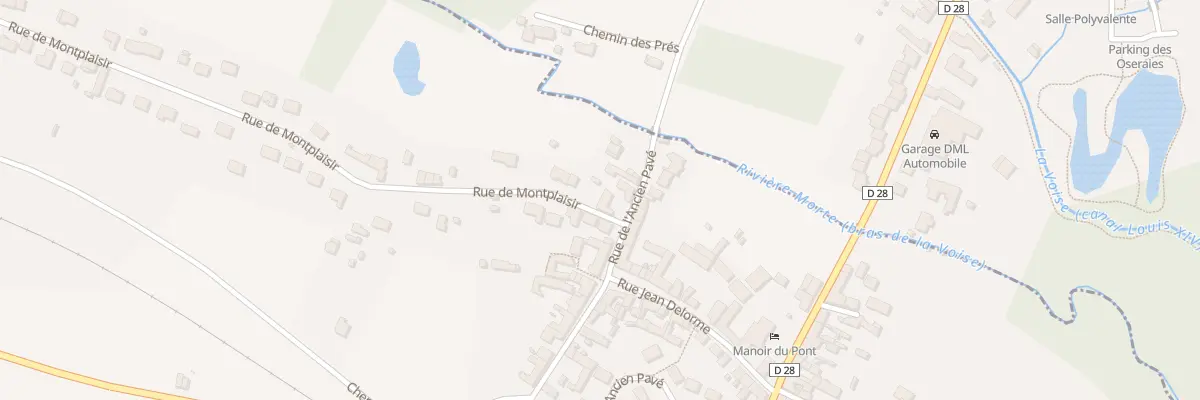 Plan du 2 Rue de Montplaisir à Bailleau-Armenonville