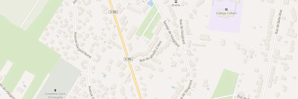 Plan du 11 Rue du Moulin à Vent à Châteauroux