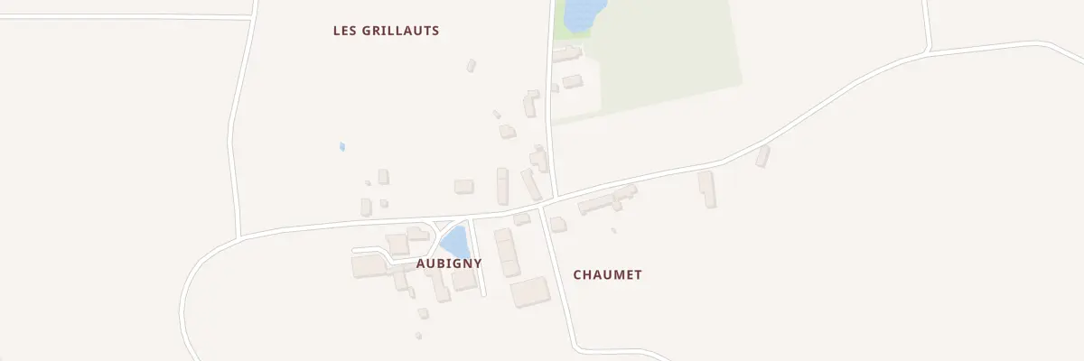 Plan du 5 Aubigny à Poulaines