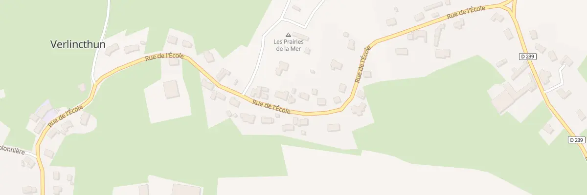 Plan du 65 Rue de l’Ecole à Verlincthun