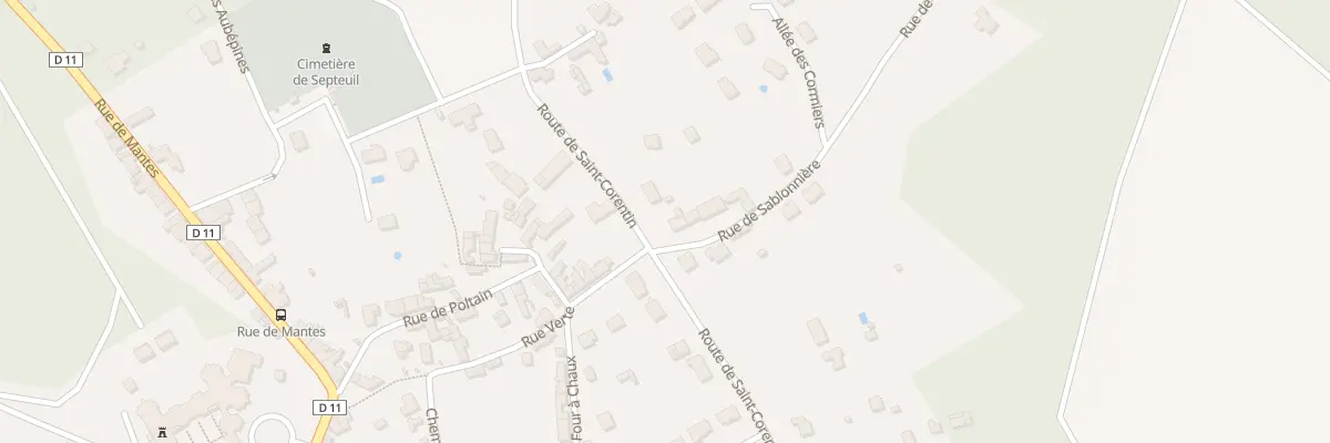 Plan du 1 Rue de Sablonniere à Septeuil