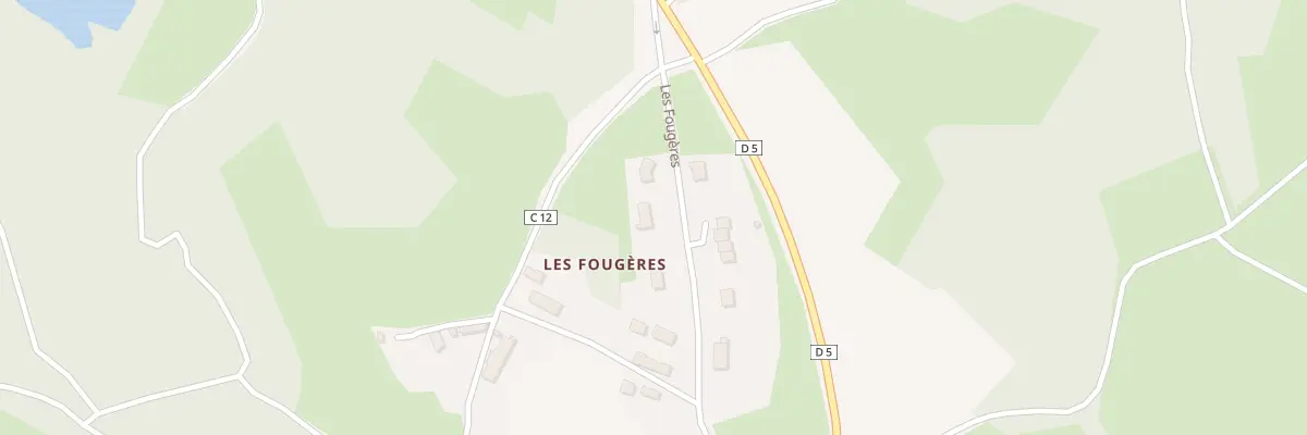 Plan du 34 Les Fougeres à Fleurat