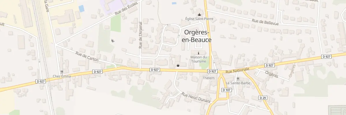 Plan du 56 Rue Nationale à Orgères-en-Beauce