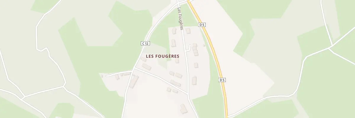 Plan du 5 Les Fougeres à Fleurat