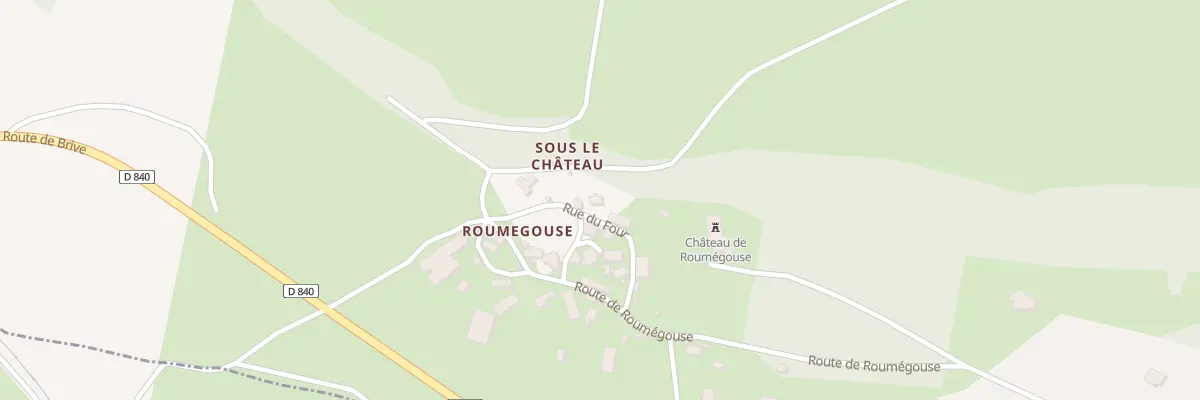 Plan du 5105 Roumegouse à Rignac