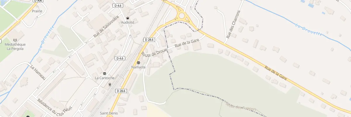 Plan du 33 Rue de la Gare à Droue-sur-Drouette