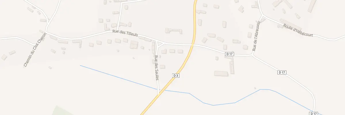 Plan du 4 Rue des Tilleuls à Sancourt