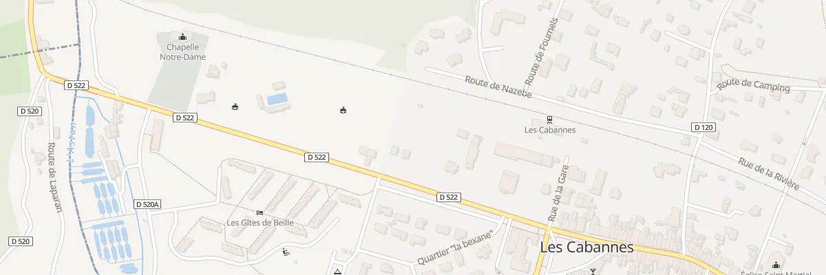 Plan du 24 Qua La Bexane aux Cabannes