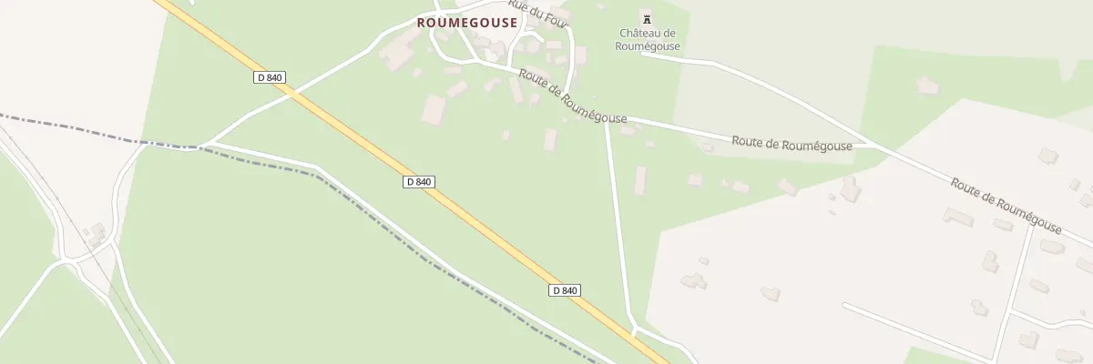 Plan du 5331F Roumegouse à Rignac