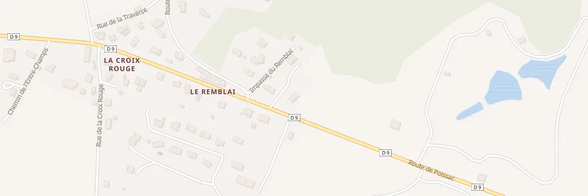 Plan du 1501 Rte de Poissac à Favars