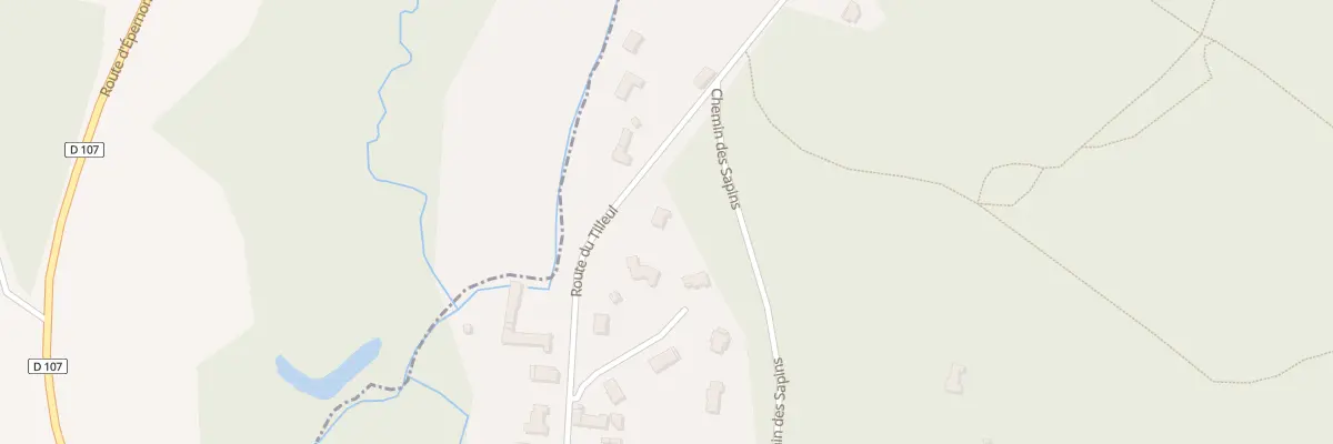 Plan du 40 Rte du Tilleul à Raizeux