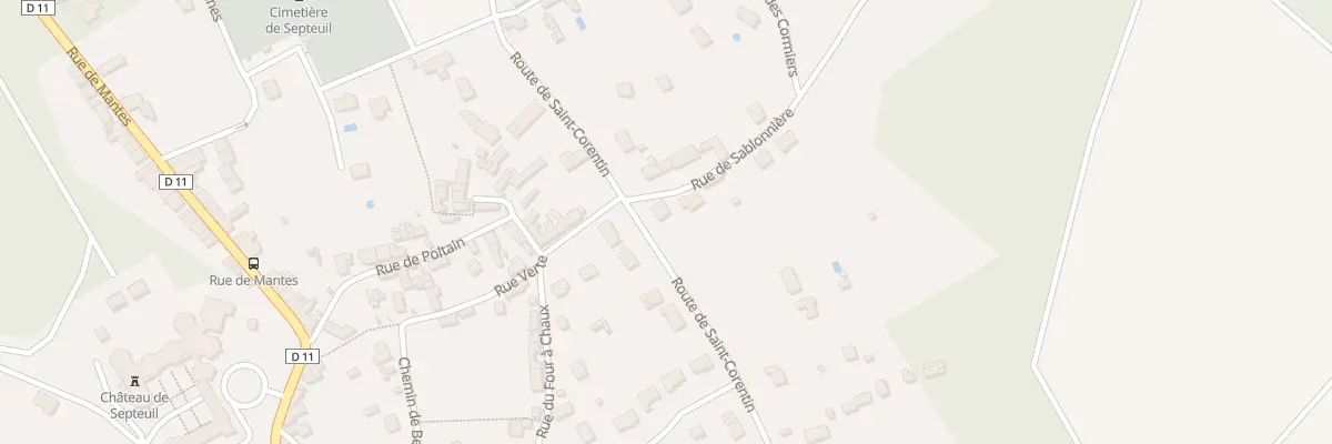 Plan du 1A Rue de Sablonniere à Septeuil