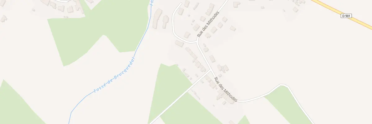Plan du 282 Rue des Mithodes à Hesdin-l’Abbé
