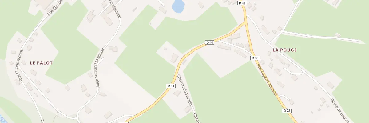 Plan du 7 Rte des Impressionnistes à Fresselines