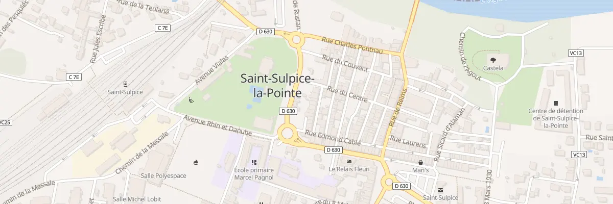 Plan du 13 Rue de la Fontanelle à Saint-Sulpice-la-Pointe