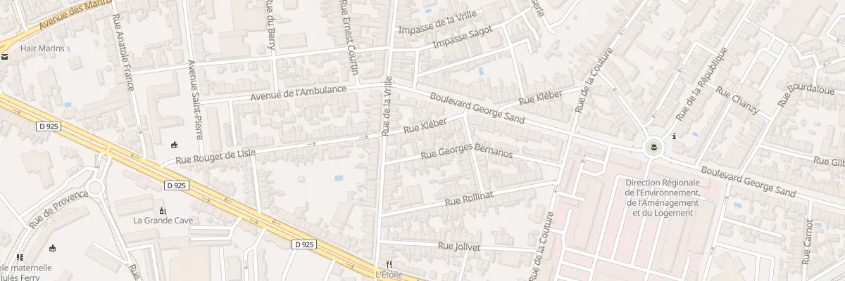 Plan du 31 Rue Kléber à Châteauroux