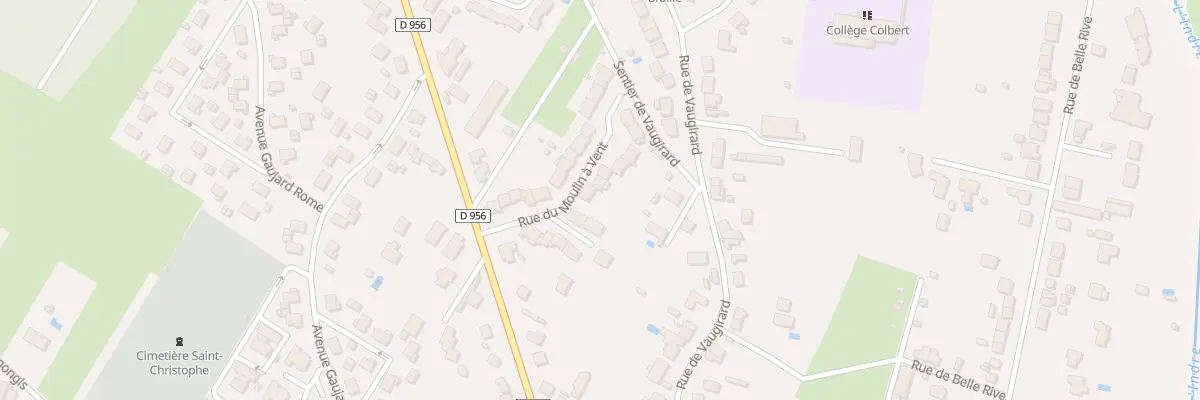 Plan du 14 Rue du Moulin à Vent à Châteauroux