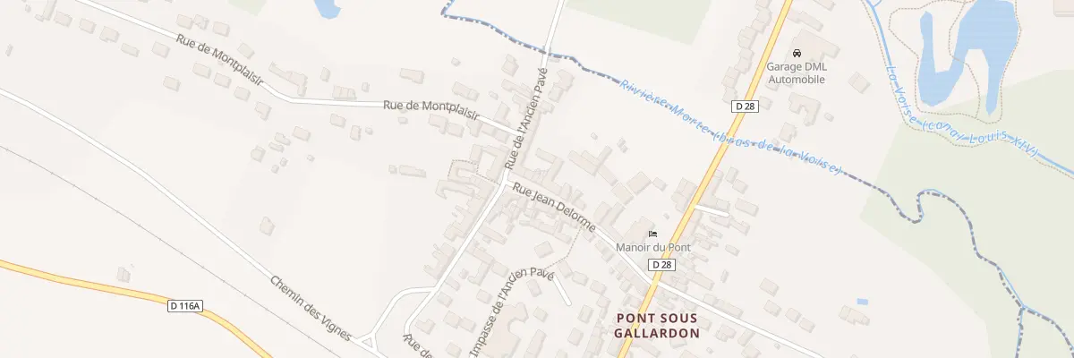 Plan du 10 Rue Jean Delorme à Bailleau-Armenonville