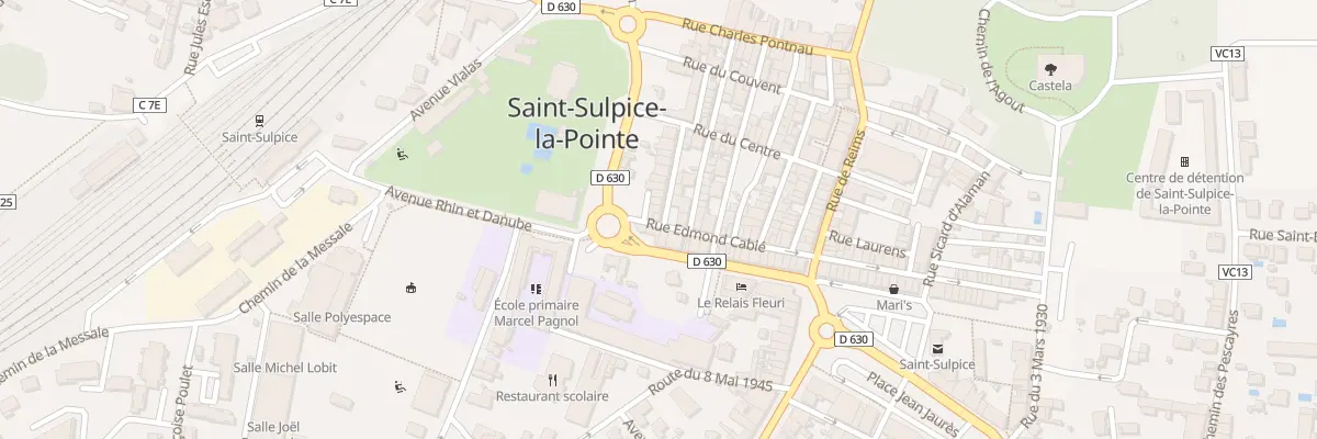Plan du 1 Rue de la Fontanelle à Saint-Sulpice-la-Pointe