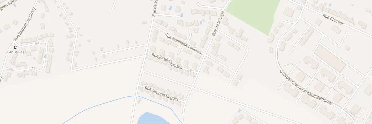 Plan du 9 Rue Jorge Carrasco à Châteauroux