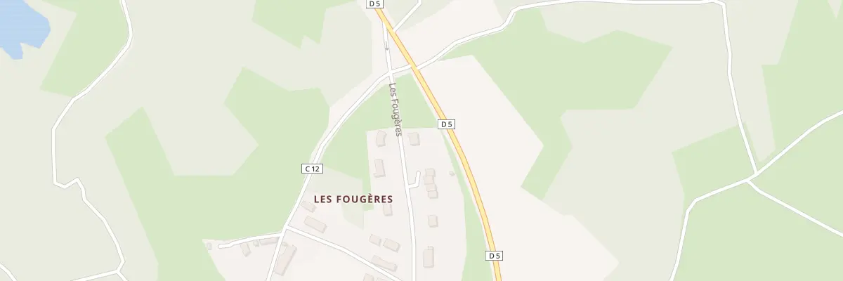 Plan du 33 Les Fougeres à Fleurat