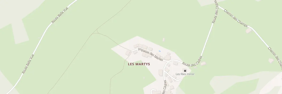 Plan du 5142 Les Martys à Montboucher