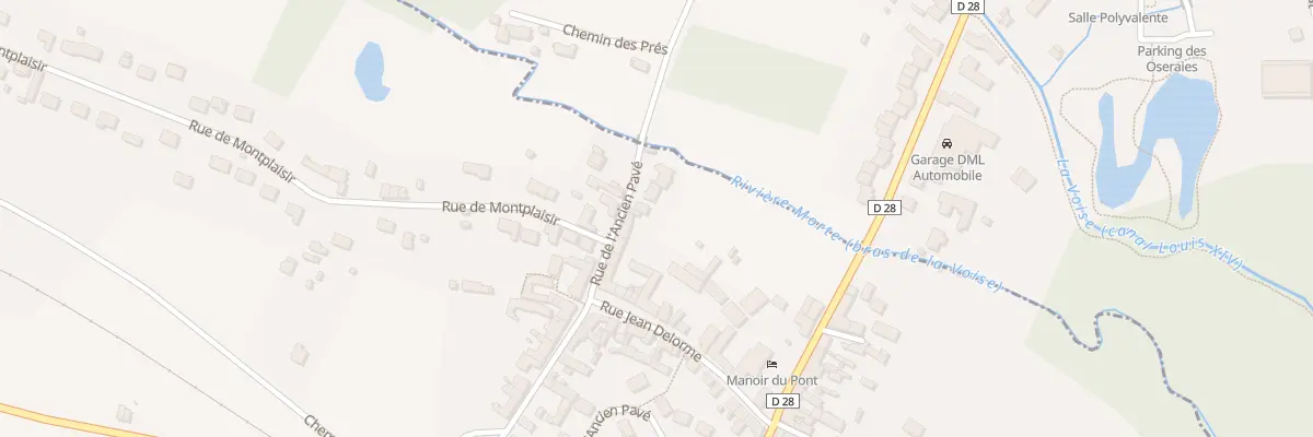 Plan de la Rue de l’Ancien Pave à Bailleau-Armenonville
