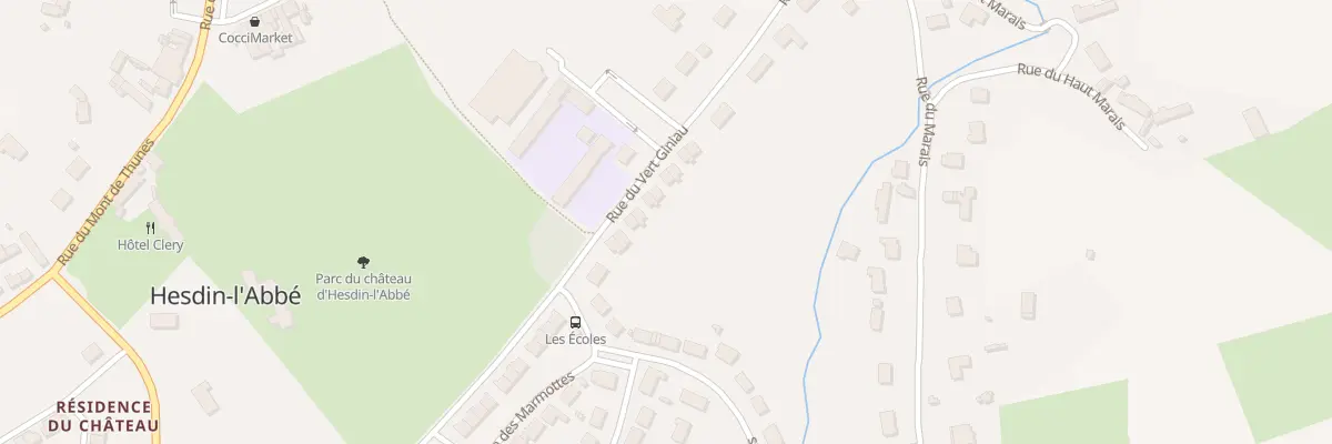 Plan du 428 Rue du Vert Giniau à Hesdin-l’Abbé