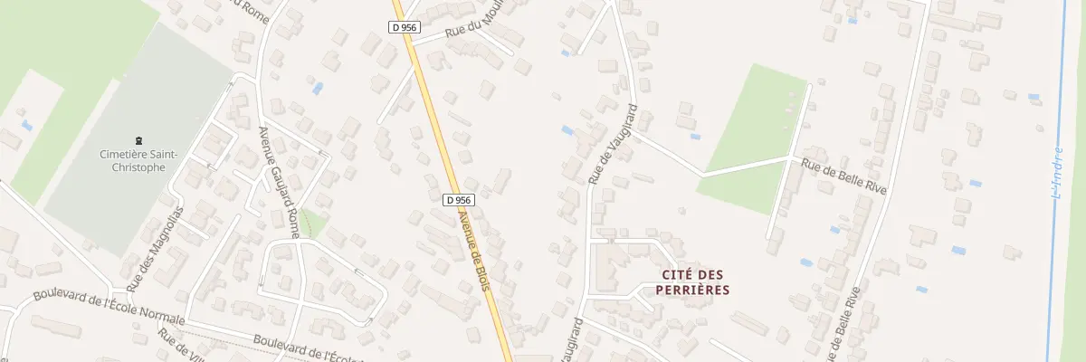 Plan du 37 Rue de Vaugirard à Châteauroux