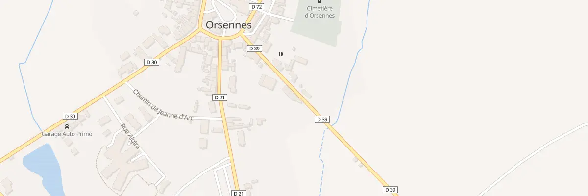 Plan du 8 Rue des Ecoles à Orsennes