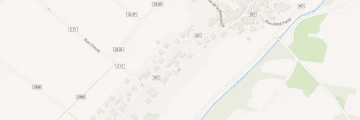 Plan du 25 Rue Abbé Pasty à Baule