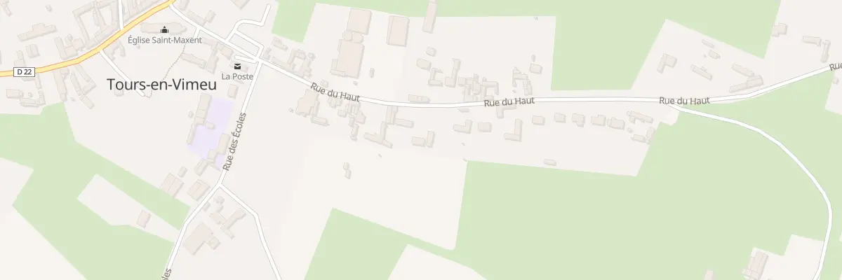Plan du 14B Rue du Haut à Tours-en-Vimeu