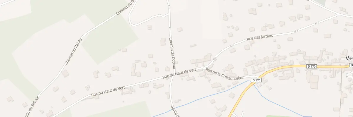 Plan du 6 Rue du Haut de Vert à Vert