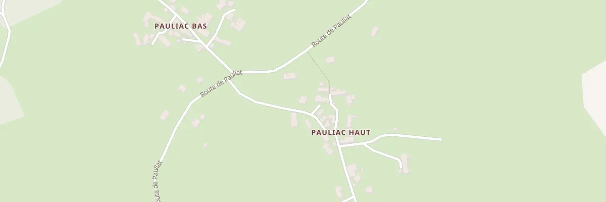 Plan du 5518 A Pauliac Haut à Aubazines