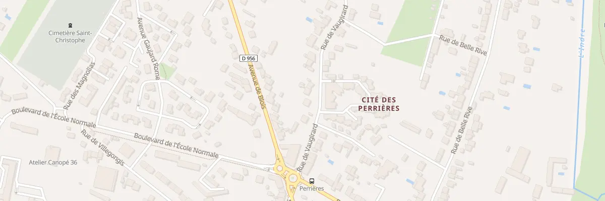 Plan du 25 Rue de Vaugirard à Châteauroux