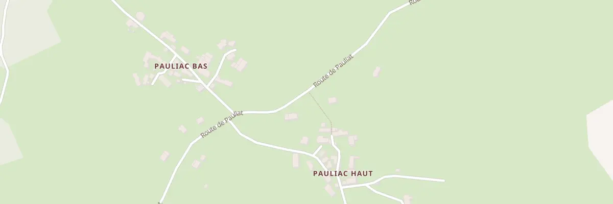 Plan du 2214 Rte de Pauliat à Aubazines