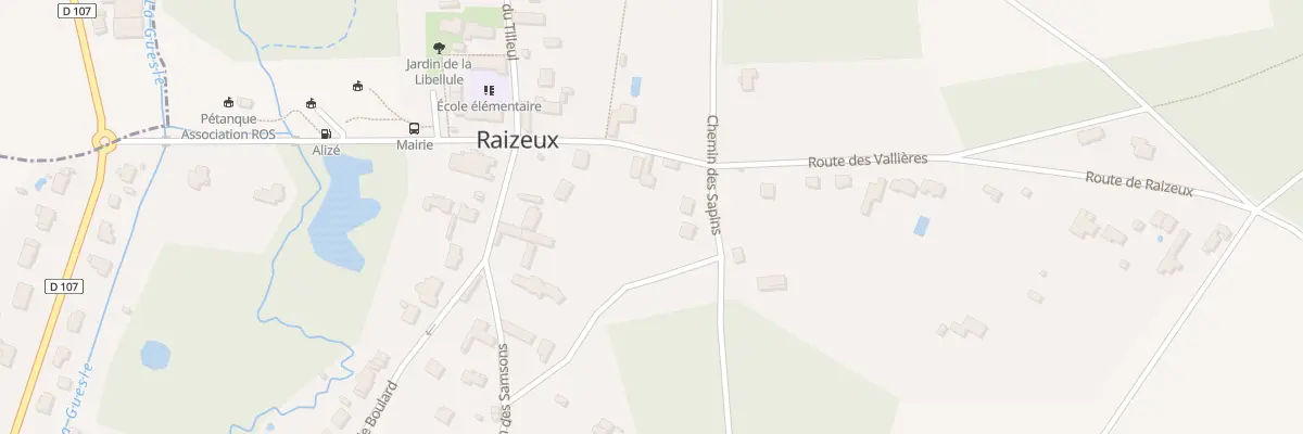 Plan du 34 Che des Sapins à Raizeux