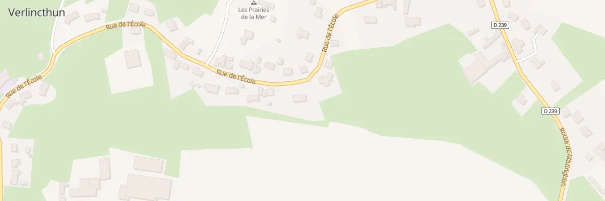 Plan du 70 Rue de l’Ecole à Verlincthun