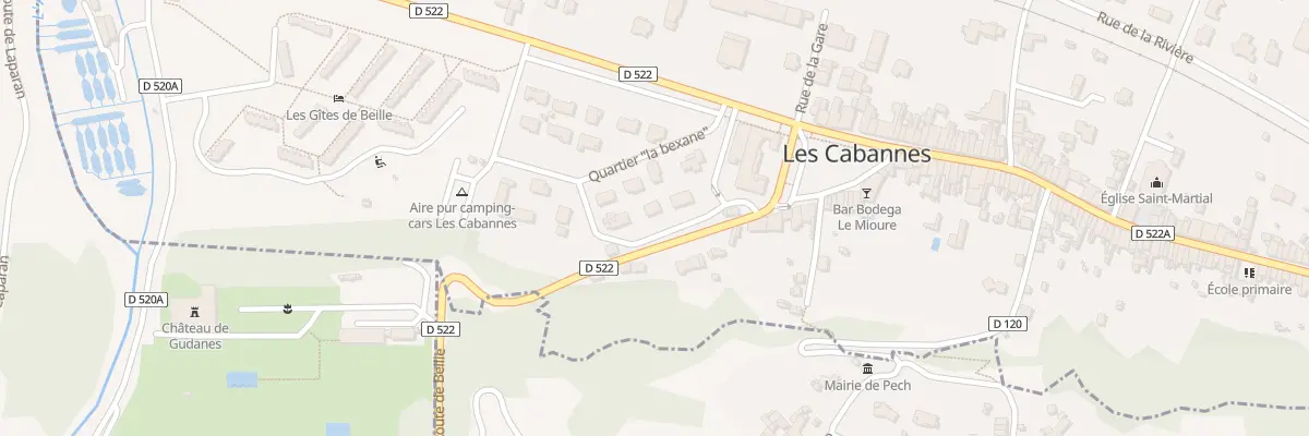 Plan du 10M La Bexanne aux Cabannes