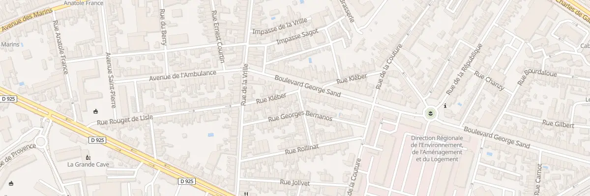 Plan du 17 Rue Kléber à Châteauroux