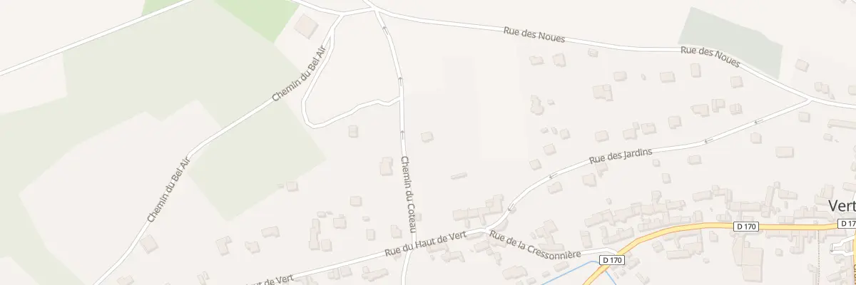 Plan du 4 Che du Côteau à Vert